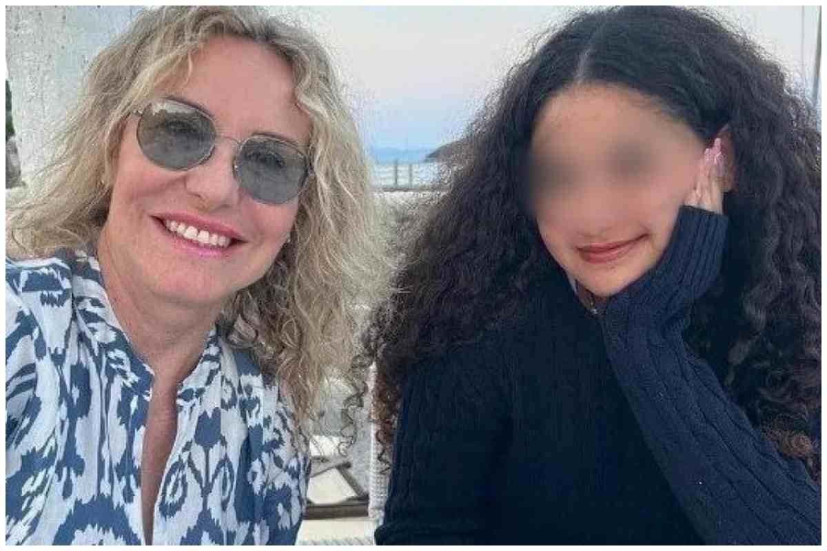 Antonella Clerici e la figlia Maelle