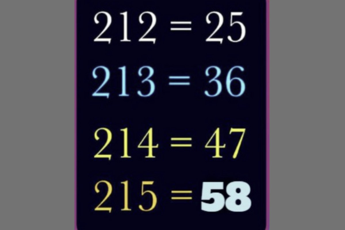 A prima vista, i numeri non sembrano seguire una logica matematica convenzionale.